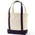 Pre-Monogrammed Plaid Canvas Pocket Tote, Back