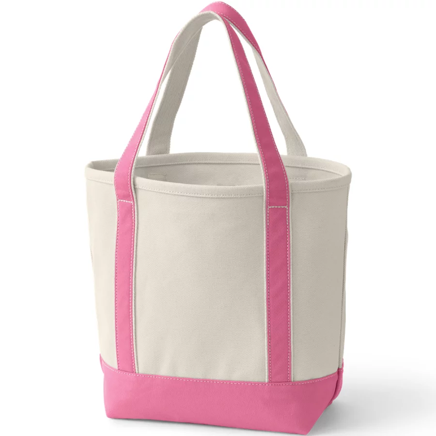 Pre Monogrammed Letter Canvas Tote Bag view 4