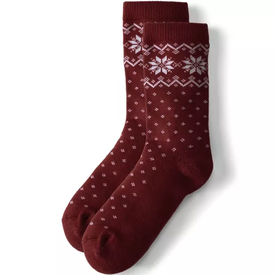 Women's Fair Isle Boot Socks 1 Pack - primary