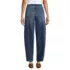 Women's Starfish High Rise Knit Denim Barrel Leg Ankle Jeans, Back