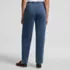 Women's Starfish High Rise Knit Denim Barrel Leg Ankle Jeans, Back