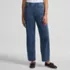 Women's Starfish High Rise Knit Denim Barrel Leg Ankle Jeans, Front