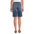 Women's Starfish High Rise Knit Denim 12" Bermuda Shorts, Back