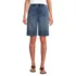 Women's Starfish High Rise Knit Denim 12" Bermuda Shorts, Front