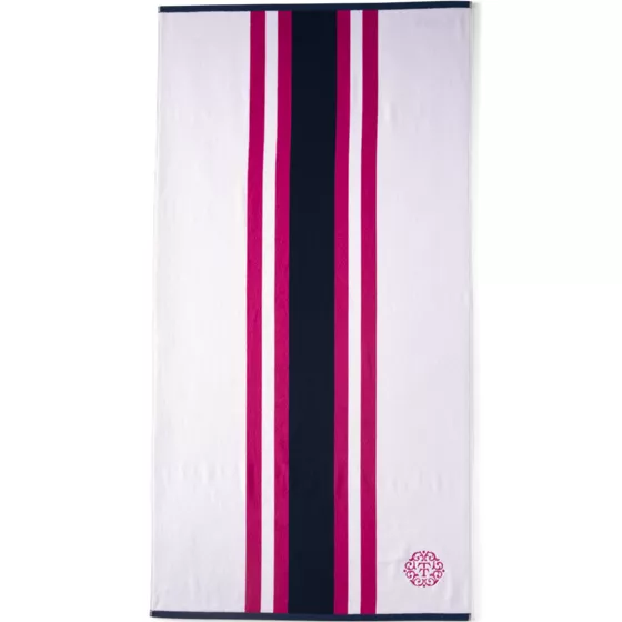 LE x T and T Twin Stripe Beach Towel - primary