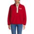 Unisex Snap Neck Fleece Pullover, Front