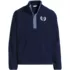 Unisex Snap Neck Fleece Pullover, Front