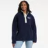 Unisex Snap Neck Fleece Pullover, Front