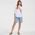 Women's Lightweight Denim Mid Rise 10" Shorts, alternative image