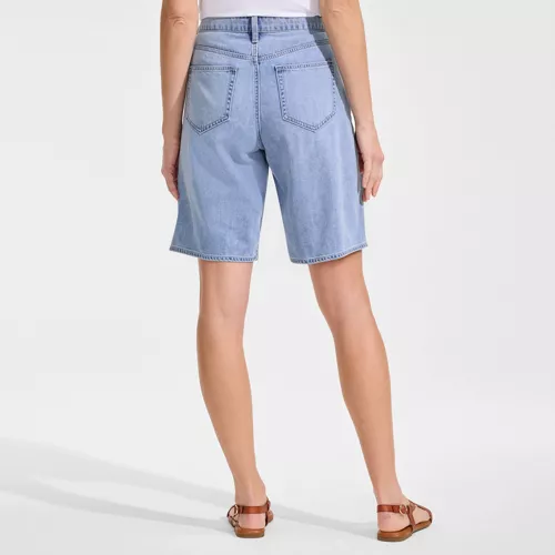 Women's Lightweight Denim Mid Rise 10" Shorts, Back