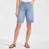 Women's Lightweight Denim Mid Rise 10" Shorts, Front