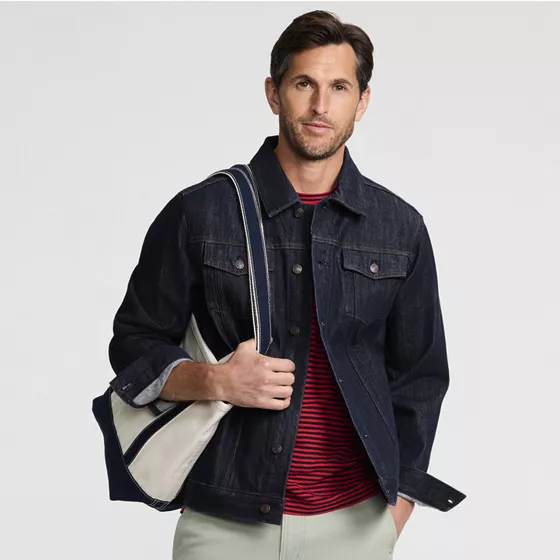 Men's Denim Trucker Jacket - primary