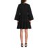Women's Poplin V Neck Embroidered Dress, Back