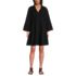Women's Poplin V Neck Embroidered Dress, Front