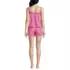 Women's Seersucker 2 Piece Pajama Set - Tank and Shorts, Back