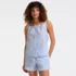 Women's Seersucker 2 Piece Pajama Set - Tank and Shorts, alternative image