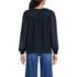 Women's Chiffon Scoop Neck Blouse, Back