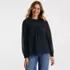Women's Chiffon Scoop Neck Blouse, Front