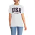 Women's Short Sleeve Crew Neck Graphic T-Shirt, Front
