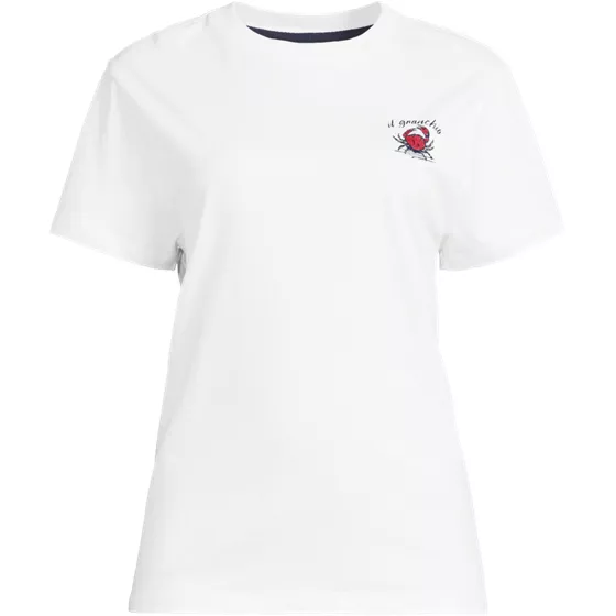Women's Short Sleeve Crew Neck Graphic T-Shirt - primary