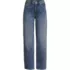 Women's Rigid Denim Low Rise Baggy Jeans, Front