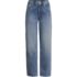 Women's Rigid Denim Mid Rise Baggy Jeans, Front