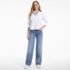 Women's Rigid Denim Mid Rise Baggy Jeans, alternative image