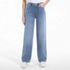 Women's Rigid Denim Mid Rise Baggy Jeans, Front
