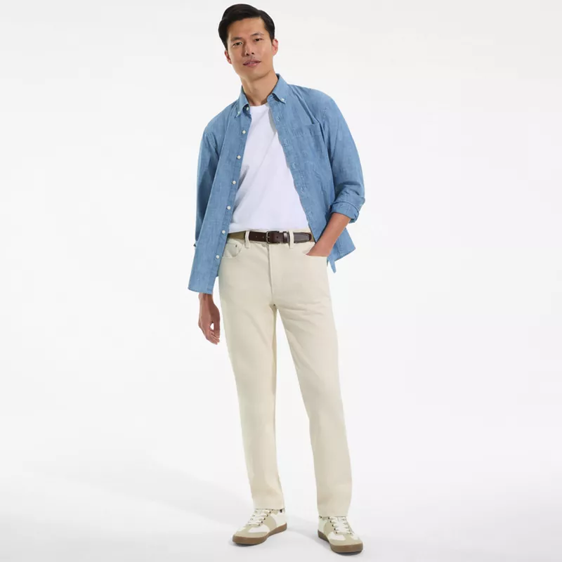 Men's Stretch Slim Fit Natural Jean, alternative image