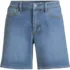 Women's Soft Denim Mid Rise 7" Jean Shorts, Front