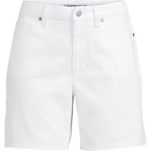 Women's Soft Denim Mid Rise 7" Jean Shorts - image 5