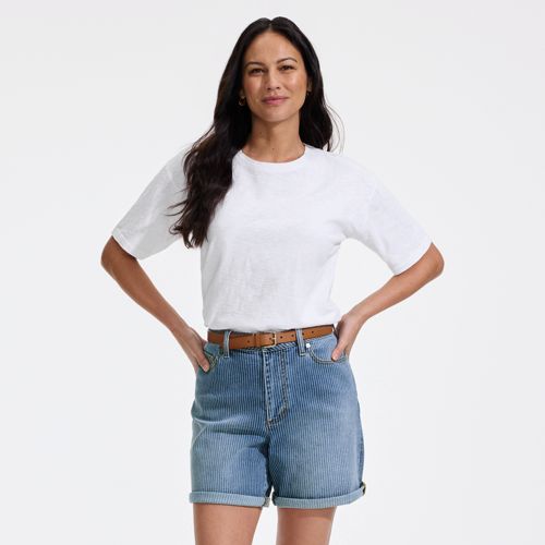 Women's Soft Denim Mid Rise 7