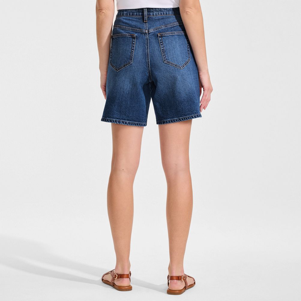 Women's Soft Denim Mid Rise 7