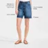 Women's Soft Denim Mid Rise 7" Jean Shorts, alternative image