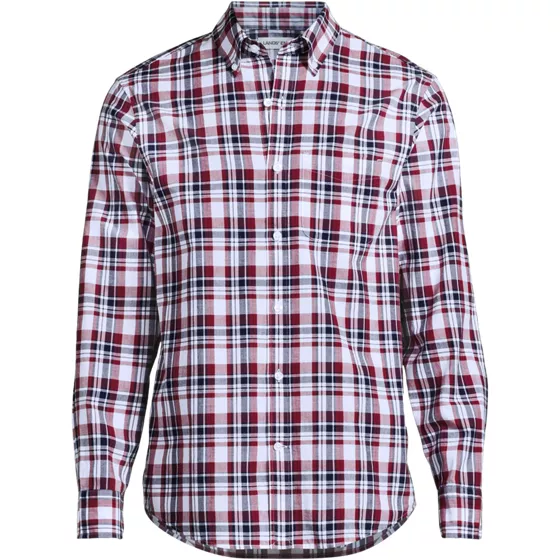 Men's Long Sleeve Madras Shirt - primary