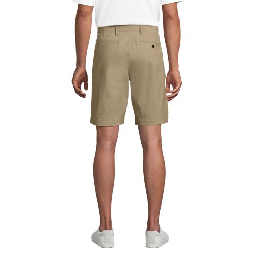  Lands' End Classic Fit Stretch-chinoshorts Mit Komfortbund, 23 Cm, Herren, Größe:46 Regular, Braun, Elasthan/baumwoll-mischung, By Lands' End 