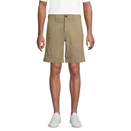  Lands' End Classic Fit Stretch-chinoshorts Mit Komfortbund, 23 Cm, Herren, Größe:46 Regular, Braun, Elasthan/baumwoll-mischung, By Lands' End 