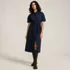 Women's Cotton Poplin Button Front Dress, alternative image