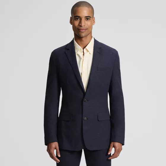 Men's Classic Fit Linen Blend Blazer - primary