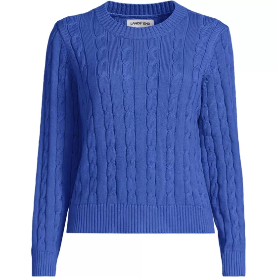 Women's Drifter Classic Cable Crew Neck Sweater - primary