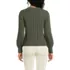 Women's Drifter Classic Cable Crew Neck Cardigan Sweater, Back