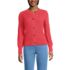 Women's Drifter Classic Cable Crew Neck Cardigan Sweater, Front