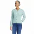 Women's Drifter Classic Cable Crew Neck Cardigan Sweater, Front