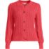 Women's Drifter Classic Cable Crew Neck Cardigan Sweater, Front