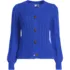 Women's Petite Drifter Classic Cable Crew Neck Cardigan Sweater, Front