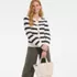 Women's Drifter Classic Cable Crew Neck Cardigan Sweater, alternative image