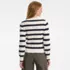 Women's Drifter Classic Cable Crew Neck Cardigan Sweater, Back