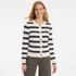 Women's Drifter Classic Cable Crew Neck Cardigan Sweater, Front
