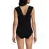 Women's Square Neck Underwire Tankini Top, Back