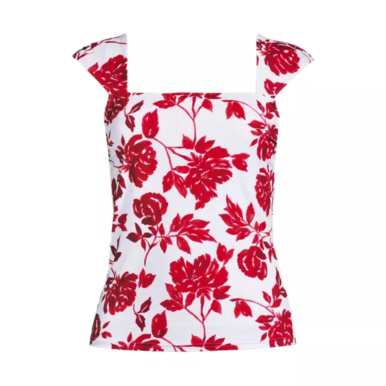 Women's Square Neck Underwire Tankini Top - primary
